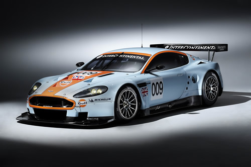 De legendarische Gulf kleuren op de Aston Martin